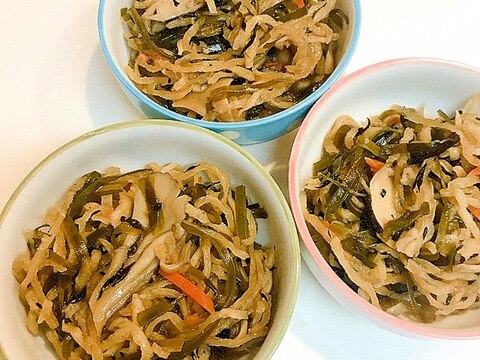 切り干し大根と切り昆布と舞茸の炒め煮☆